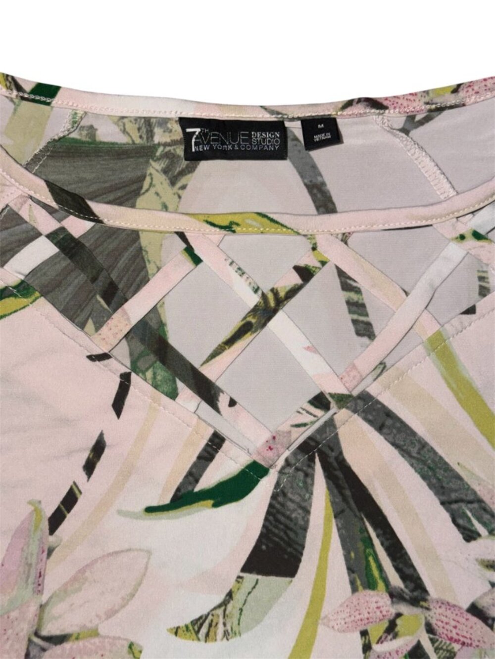 7TH AVENUE TROPICAL DRESS SHIRT - Picture 2 of 3